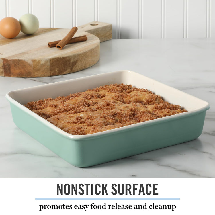 Gallen 9 Inch Square Nonstick Carbon Steel Cake Pan