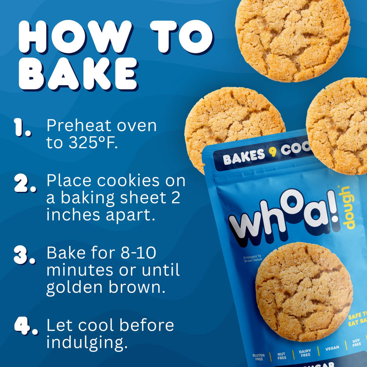 Whoa Dough Ready to Bake Cookie Dough Sugar Cookie (41.4 Ounce)