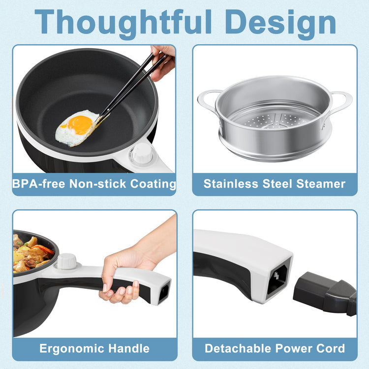 Hot Pot Electric with Steamer