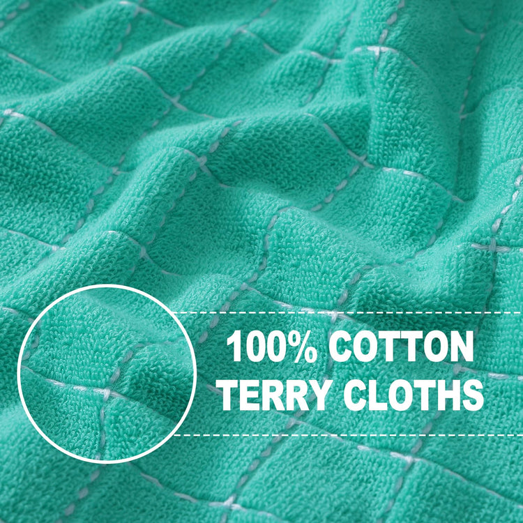 100% Cotton Terry Kitchen Towels (8 Count)