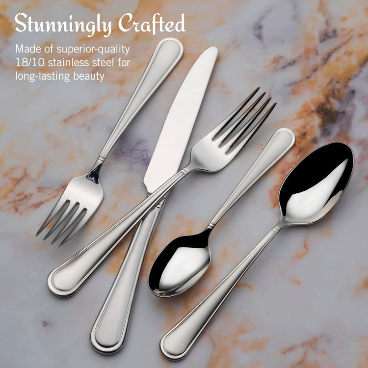 Virtuoso Frost Flatware Service for 12