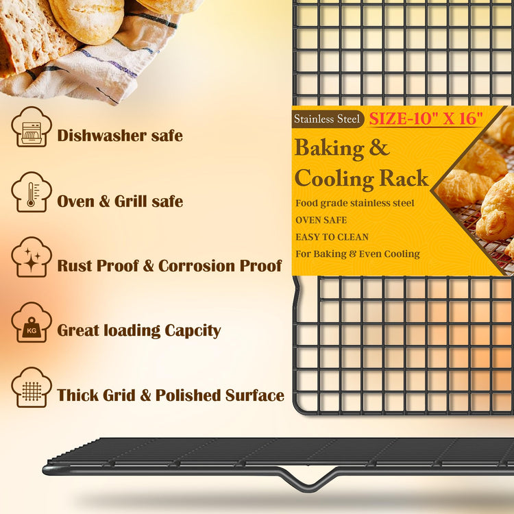 2PCS Cooling Racks for Cooking and Baking