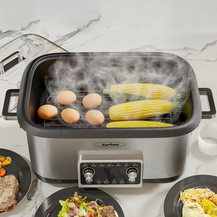 8 Quart Slow Cooker Roaster Oven