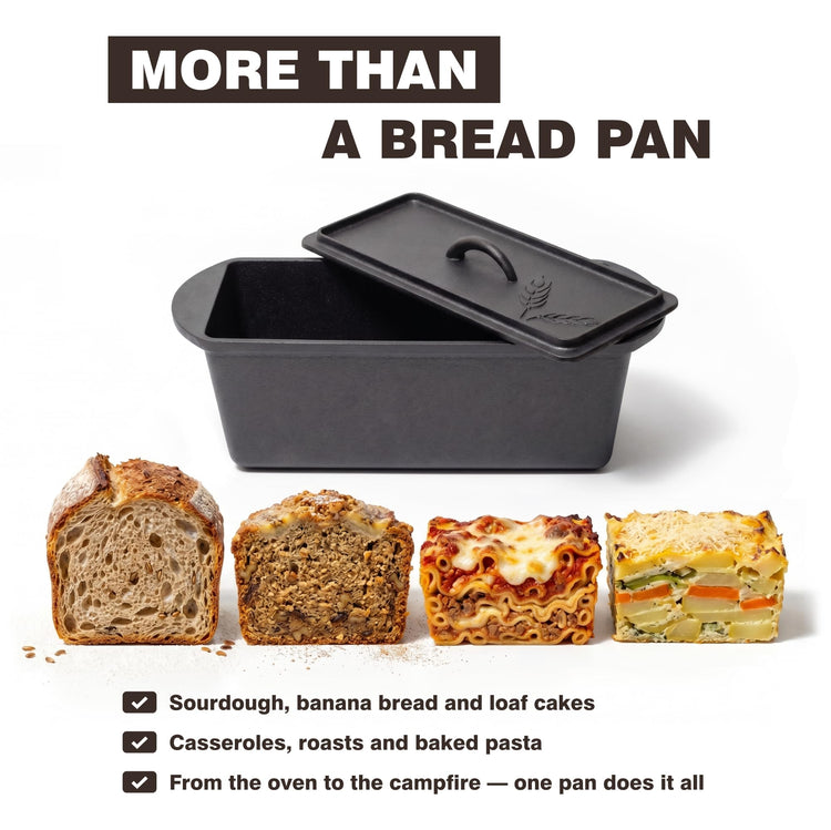 Cast Iron Bread Pan With Lid