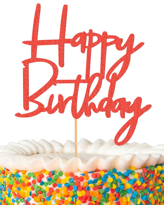 Happy Birthday Cake Topper