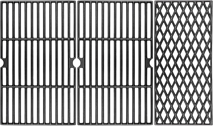 Cast Iron Grill Grates for Dyna glo 4 Burner DGH450CRP DGH450CRP-D, 5 Burner DGH485CRP DGH474CRP DGB494SPB, for Kenmore 146.16132110 146.23678310, Cooking Grate Replacement Parts