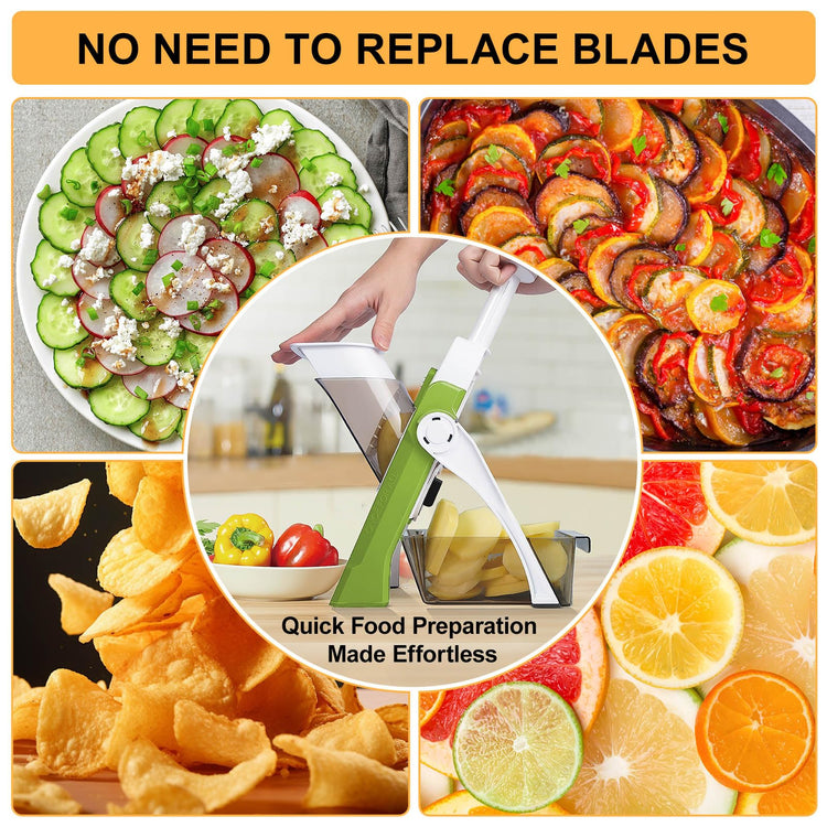 Safe Mandoline Slicer for Kitchen