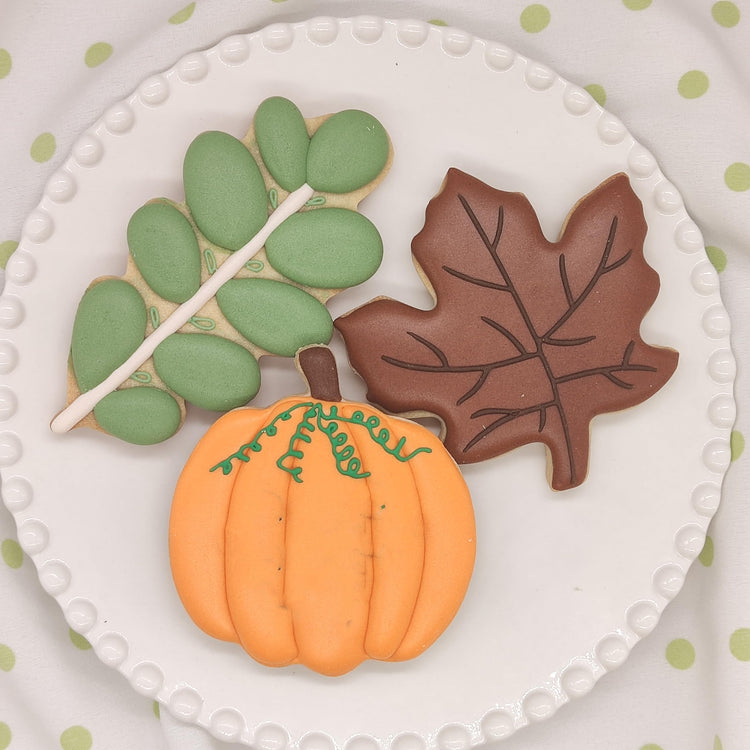 3 Pcs Fall Leaves Cookie Cutters