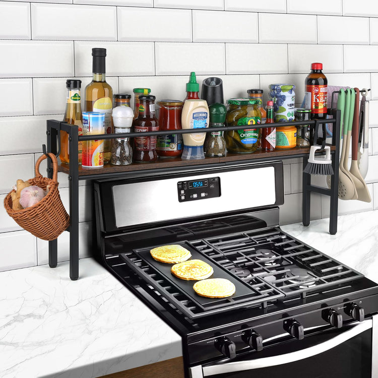 Spice Rack Shelf for Kitchen Stove