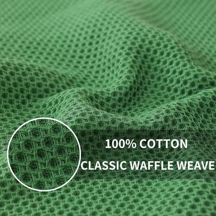 100% Cotton Waffle Weave Kitchen Dish Towels 12 (12 Count)