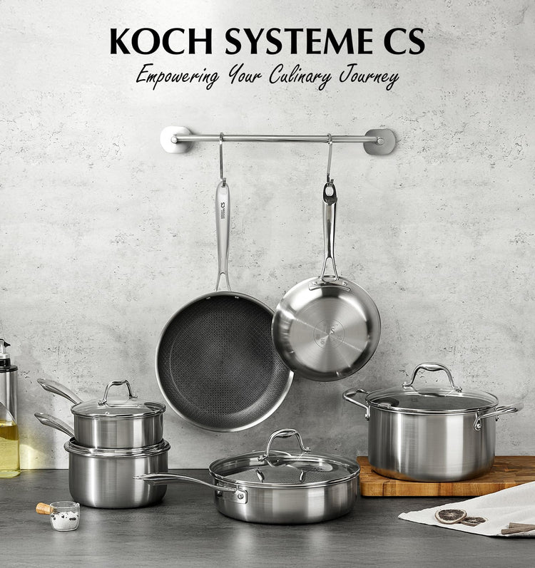 Triply Stainless Steel Cookware Set 10PCS