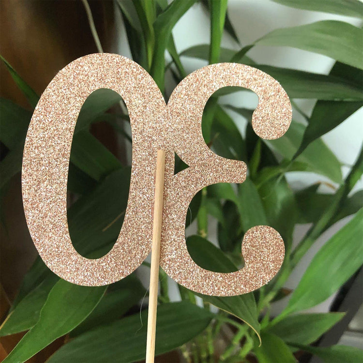 10Pcs Rose Gold 30th Birthday & Anniversary Centerpiece Sticks (10 Count)