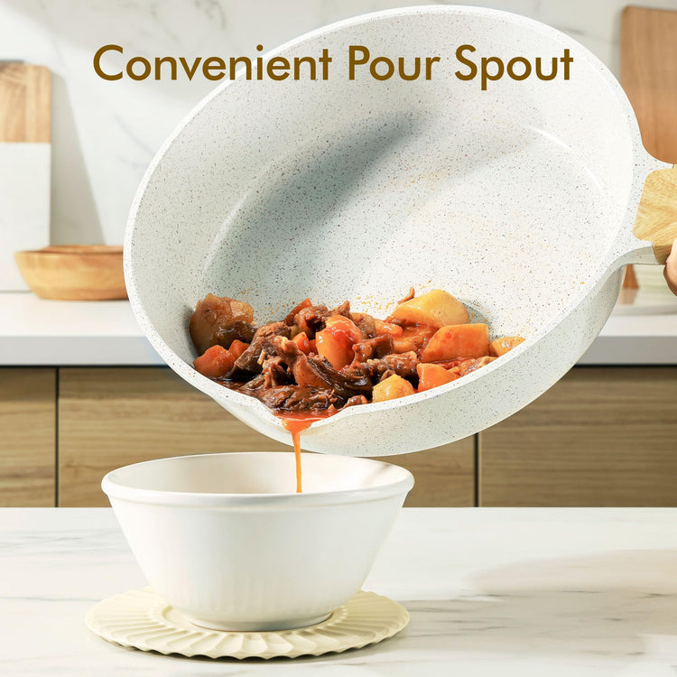 Nonstick Ceramic Saute Pan 10 Inch