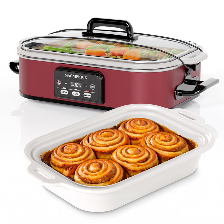 Magnifique 4 Quart Casserole Digital Slow Cooker