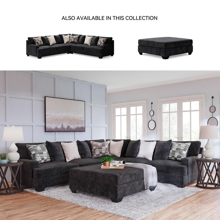 Lavernett Contemporary Square Oversized Accent Ottoman