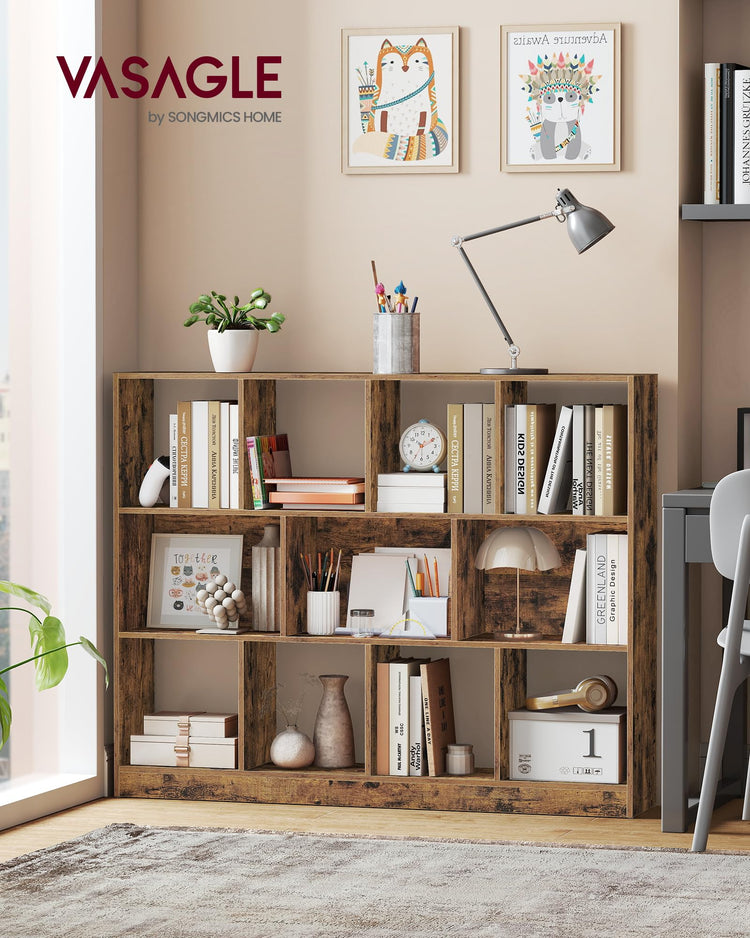 Bookcase Open Storage Shelf
