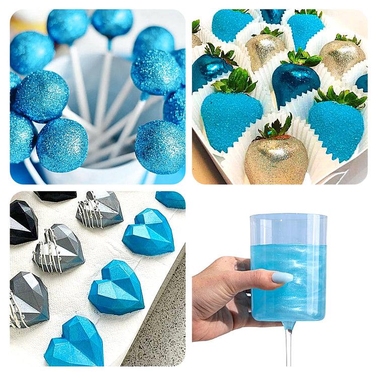 Blue Edible Glitter Spray