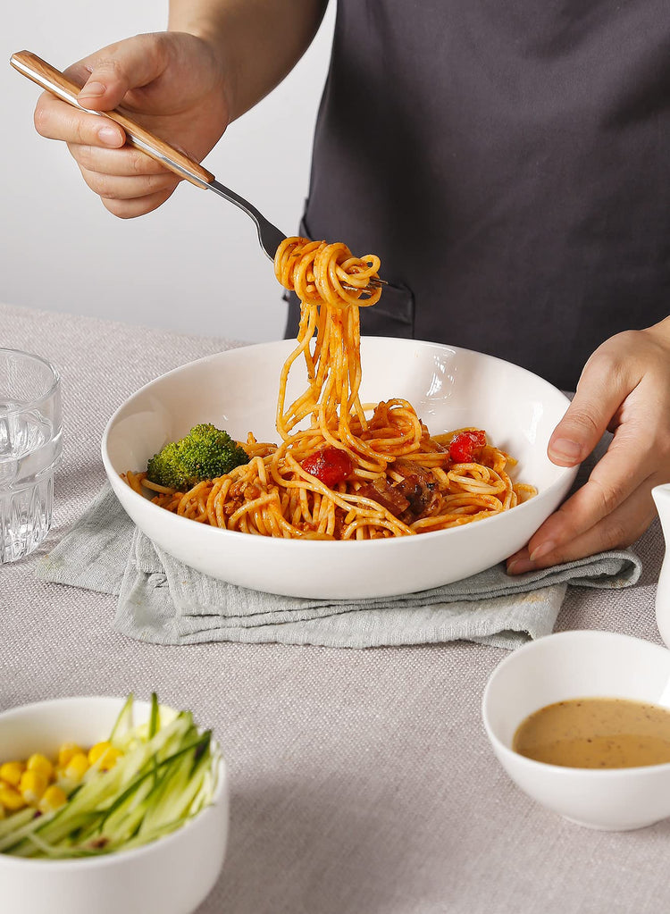 Pasta Bowls Large Salad Bowls (4 Count)