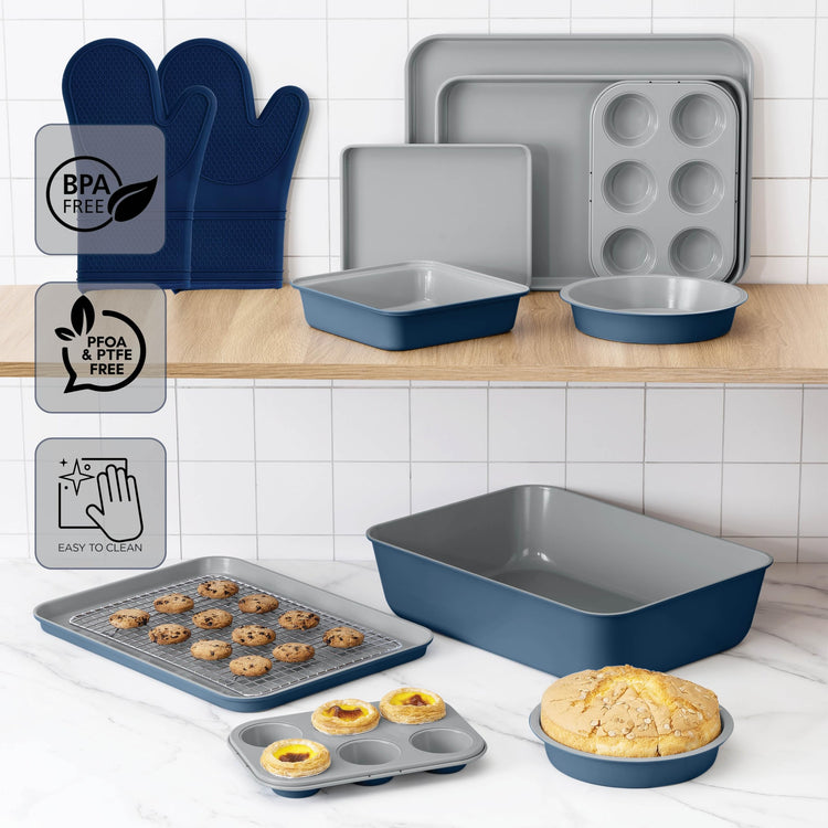 Nonstick Stackable Bakeware Set