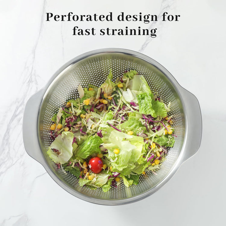 18 8 Stainless Steel Microwell Colander