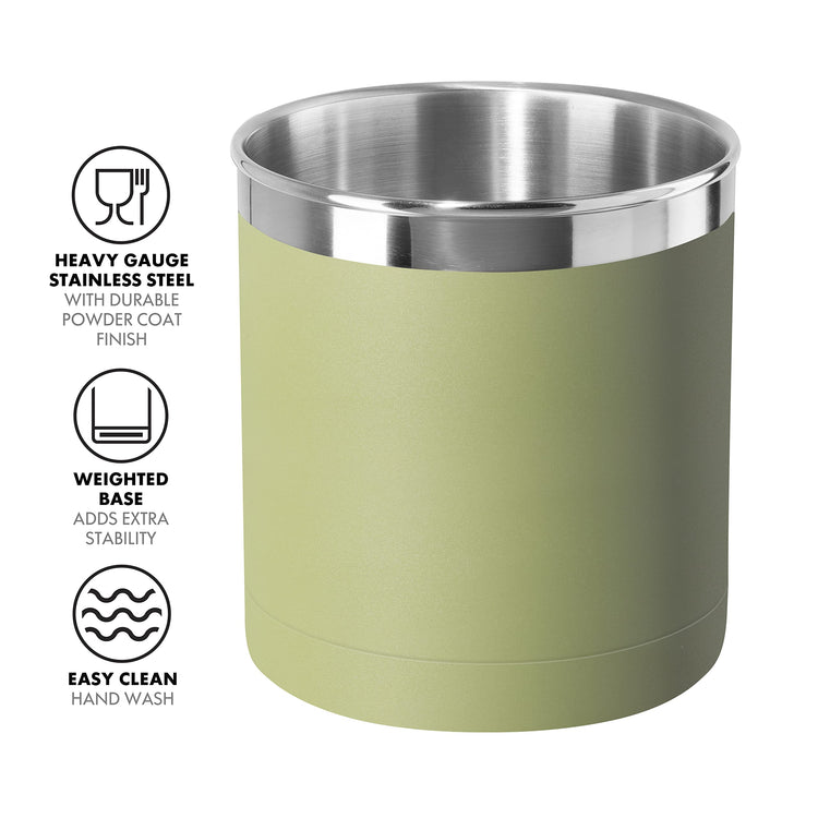 Stainless Steel Jumbo Utensil Holder