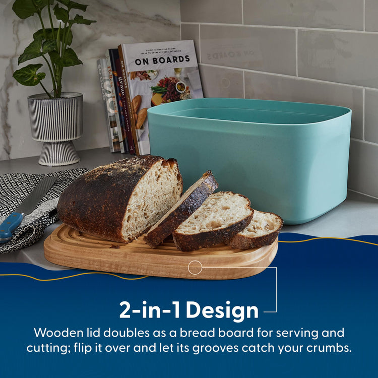 Sonder LA Union Bread Box with Wood Lid
