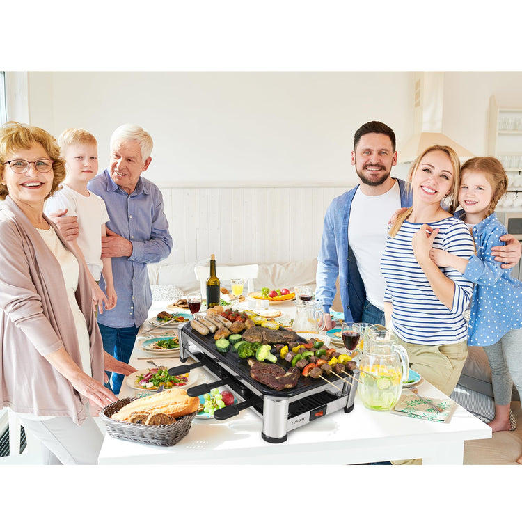 8 Person Raclette Grill