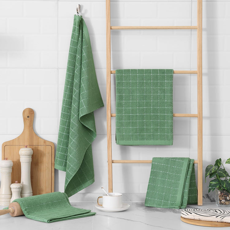 100% Cotton Terry Kitchen Towels (4 Count)