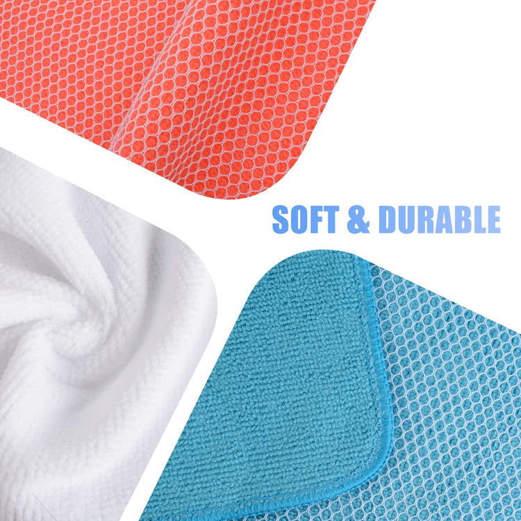 Dish Cloths for Washing Dishes with Scrub Side (9 Count)