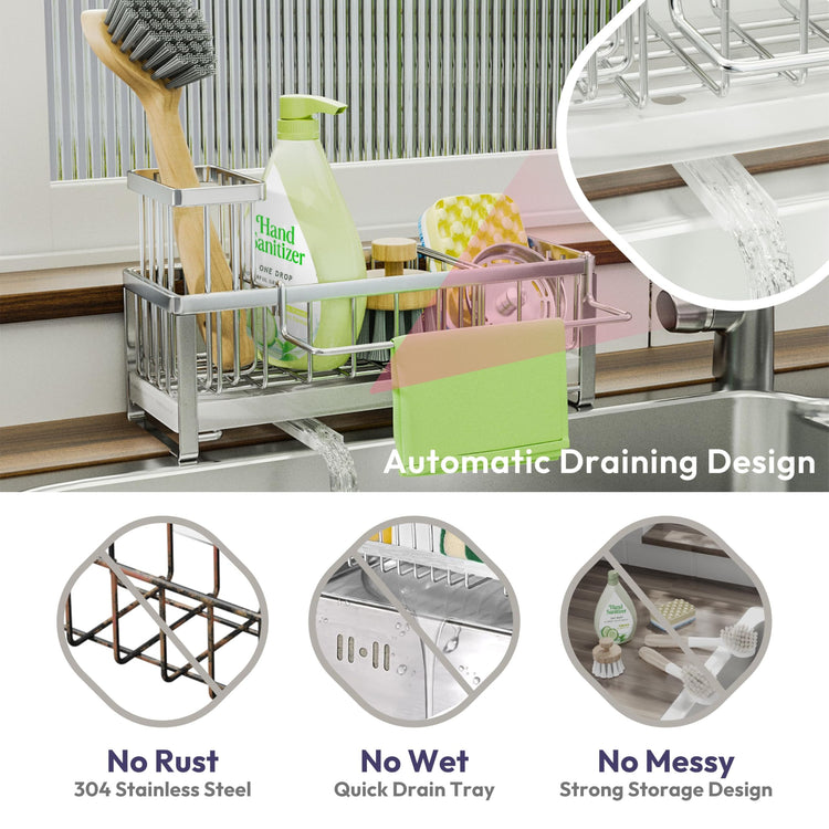 Sponge Holder for Kitchen Sink
