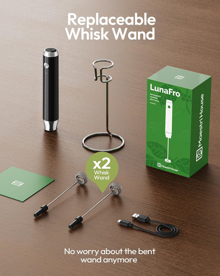 LunaFro Rechargeable Milk Frother