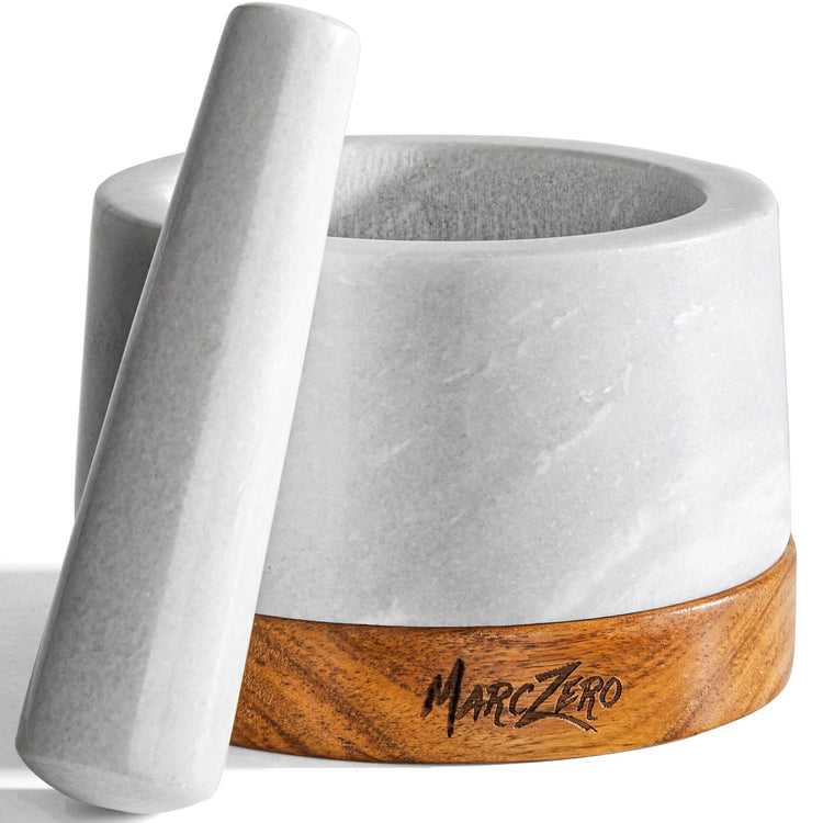 6inch Large Mortar and Pestle Set with Anti