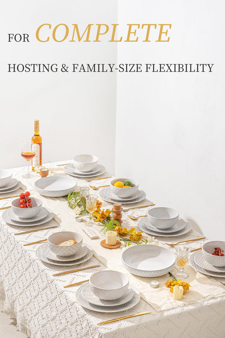 32 Piece Luxury Dinnerware Set (32 Count)