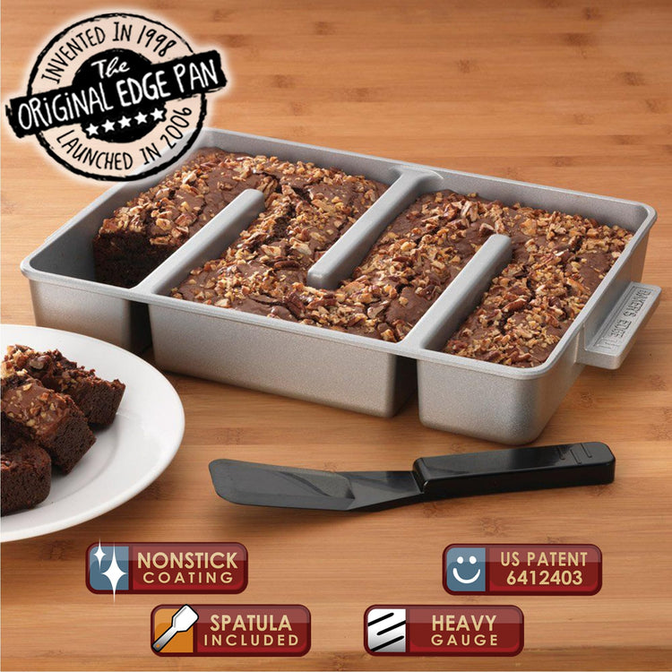 Original All Edges Brownie Pan including lid