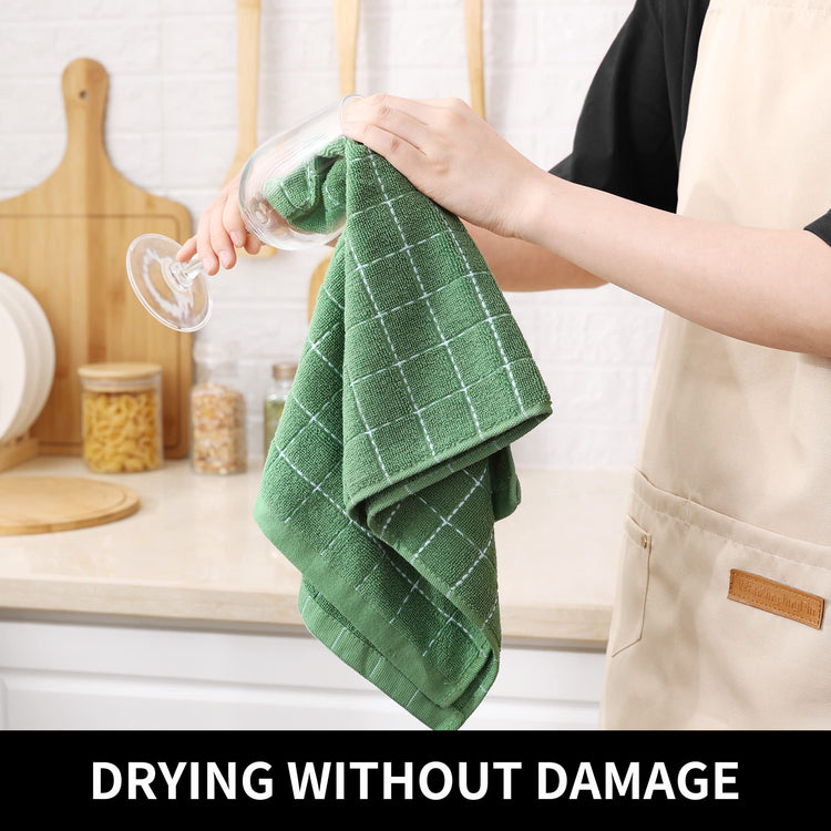 100% Cotton Terry Kitchen Towels (4 Count)