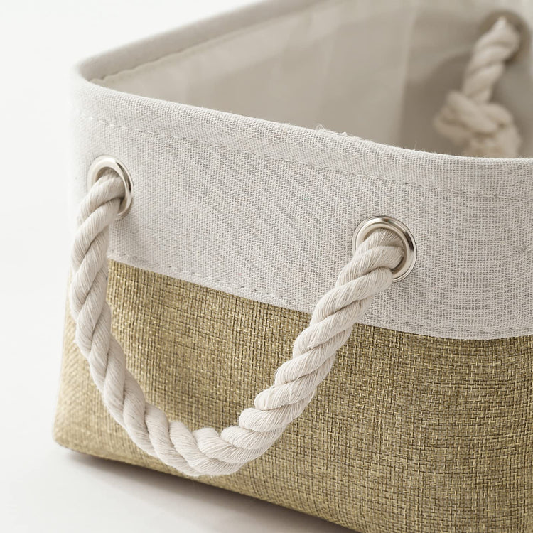 Small Storage Baskets for shelves (6 Count)