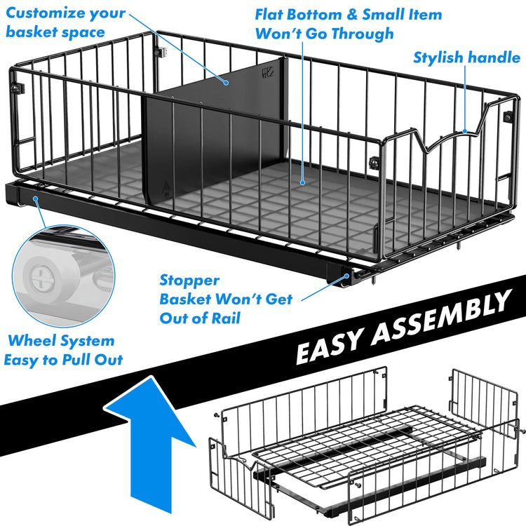Pull Out Cabinet Sliding Basket