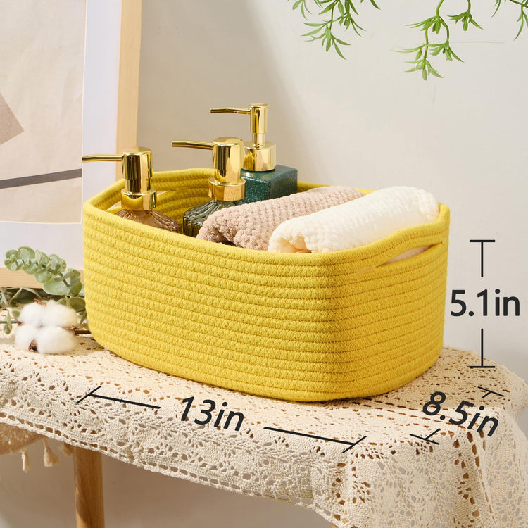 Small Storage Baskets for Organizing (3 Count)