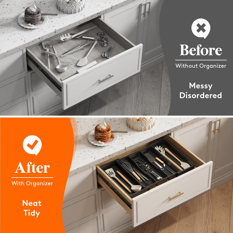 Utensil Organizer for Kitchen Drawers