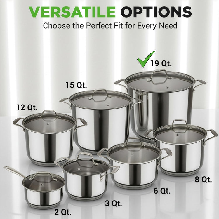 19 Quart Stainless Steel Stockpot