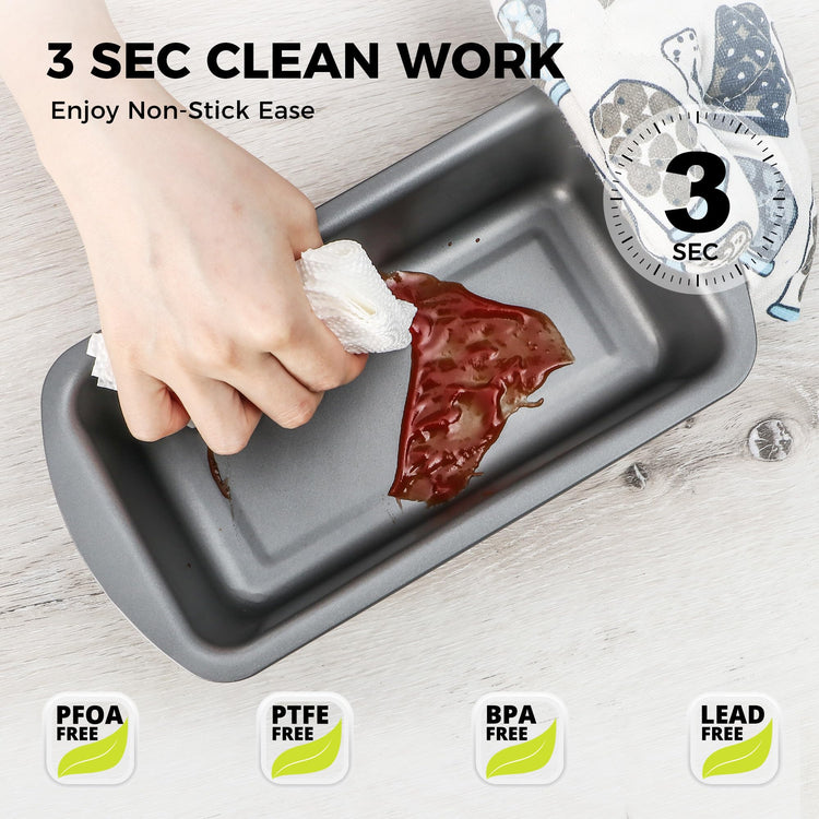 3 Pack Loaf Pan Set (3 Count)