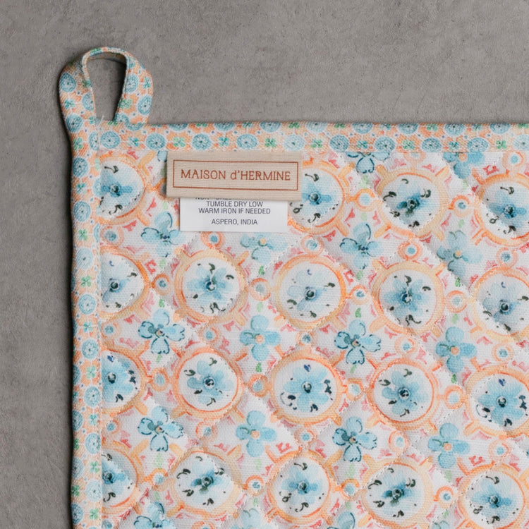100% Cotton Oven Mitt & Pot Holder Set (2 Count)