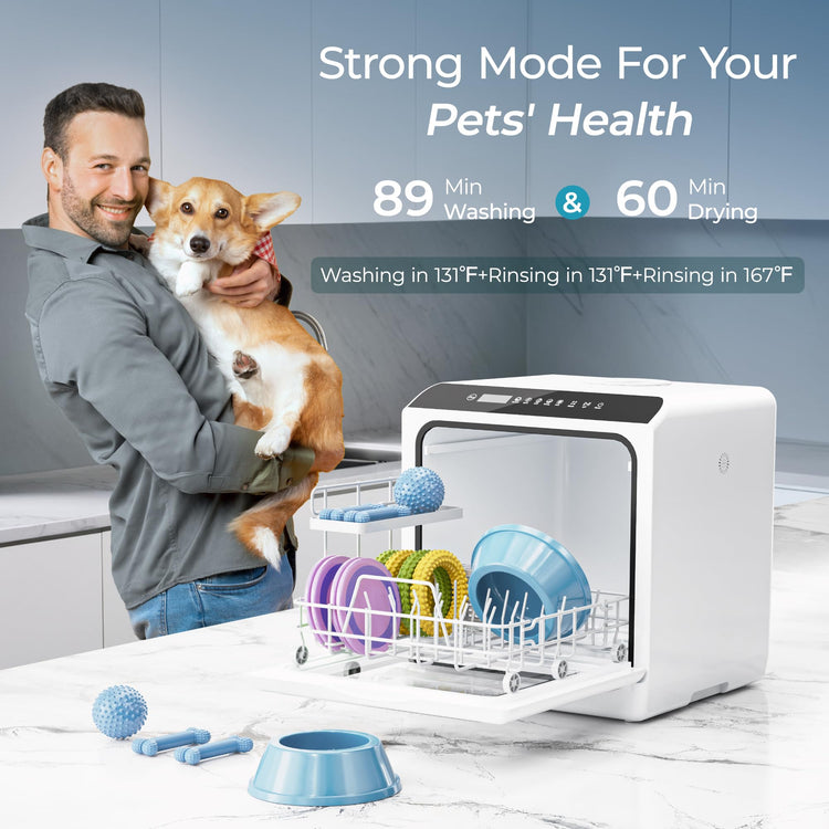 6 Programs Countertop Dishwasher Portable