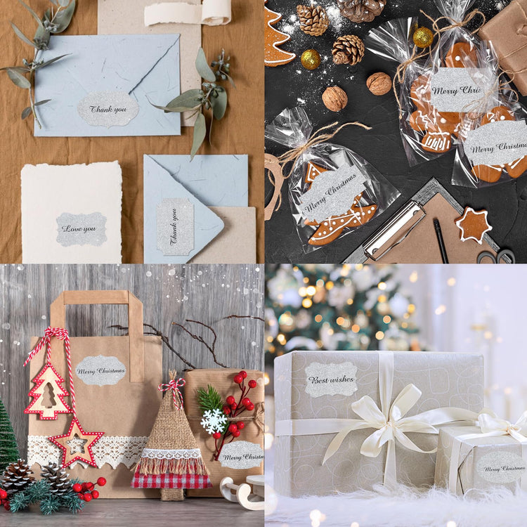 350 PCS Gift Tags Stickers Name Labels Stickers