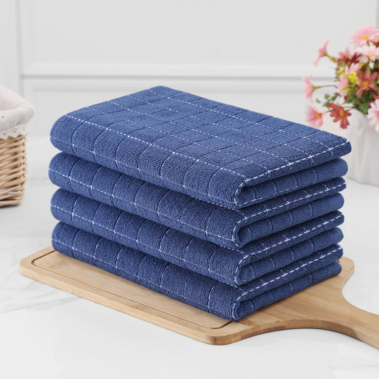 100% Cotton Terry Kitchen Towels (4 Count)