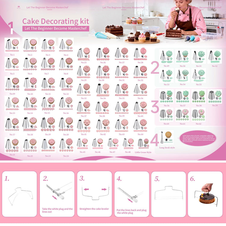Cake Decorating Kit (3 Count)