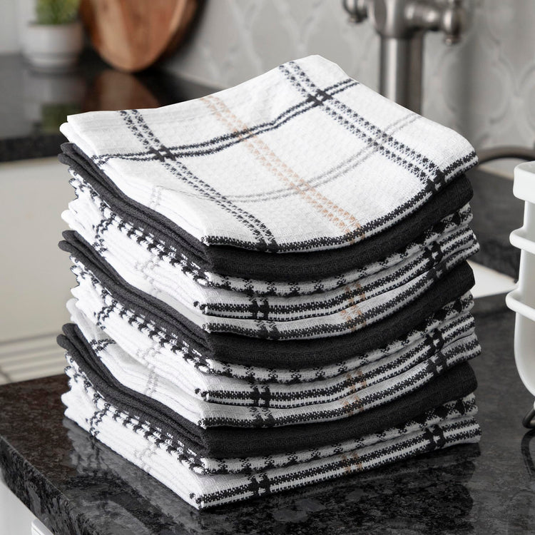 Premium Waffle Dish Cloths (12 Count)