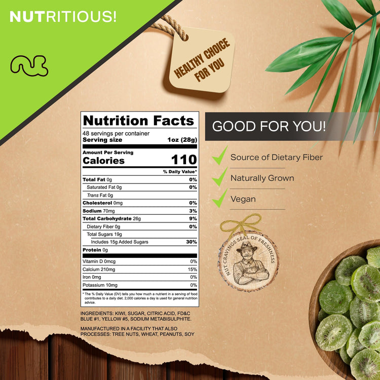 Dried Kiwi Slices (48 Ounce)