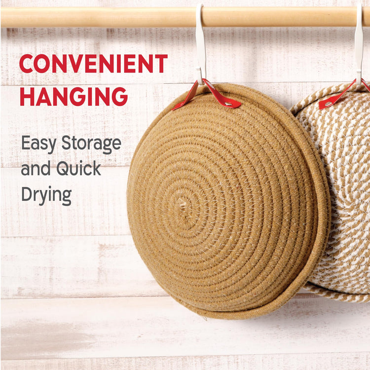 Cotton Rope Banneton Bread Proofing Basket Set (2 Count)