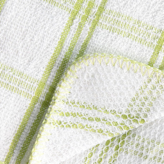 Ritz 100% Cotton 12-inch x 12-inch Kitchen Dish Towel, Gentle Cleaning Wash Cloth with Poly Scour Side, Blue/Green, 5-Pack - Nestoria